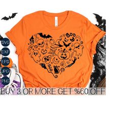Halloween SVG, Funny Halloween Doodle SVG, Pumpkin SVG, Ghost Svg, Boo Svg, Spooky Png, Svg Files for Cricut, Sublimatio