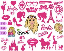 Doll Logo svg, Barbie Logo, Barbie Svg Png, Princess Silhouette svg, Girl Svg, Barbie Clipart