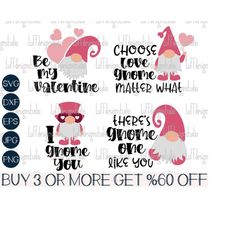 Valentines Gnome SVG Bundle, Funny Valentines Day Gnomes PNG, Heart SVG, Clipart, Popular, Files For Cricut, Sublimation