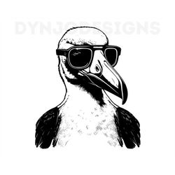 Albatross With Sunglasses , Albatross Svg ,Summer T-Shirt Designs