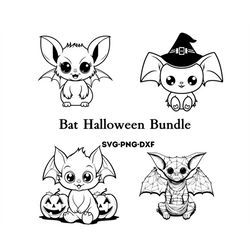 Bat Halloween Bundle , Bat Svg , Halloween Designs