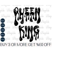 King and Queen SVG, Black History SVG, Valentines Day SVG, Black Queen Svg, Black King, Png, Files For Cricut, Sublimati