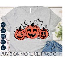 Pumpkin SVG, Halloween SVG, Pumpkin Face SVG, Jack O Lantern Svg, Funny Halloween Shirt, Png, File for Cricut, Sublimati