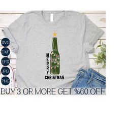 Christmas Beer SVG, Funny Adult Christmas SVG, Merry Christmas SVG, Christmas Tree Svg, Png, Files For Cricut, Sublimati