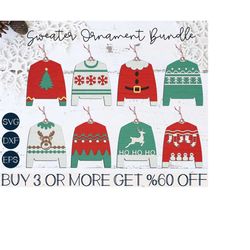 Christmas Ornament SVG, Christmas Sign SVG, Reindeer SVG, Glowforge Svg, Laser Cut Svg, Files For Cricut, Sublimation De