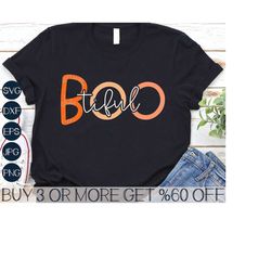 Bootiful SVG, Girls Halloween SVG, Boo Svg, Funny Halloween Mom Svg, Spooky Svg, Png, Svg Files for Cricut, Sublimation
