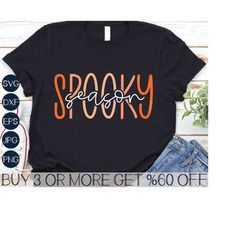 Spooky Season SVG, Halloween Shirt SVG, Spooky PNG, Spooky Vibes Svg, Fall Svg, Png, Svg Files for Cricut, Sublimation D