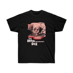 The Brain That Wouldn't Die, Ultra Cotton Unisex T-shirt, 1962 Horror Movie Poster