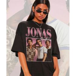 Jonas Brothers Retro 90s T Shirt, Jonas Brothers Music Tour 2023 T Shirt, Jonas Brothers Retro Five Albums One Night Tou