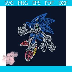 Sonic Fictional Character Svg, Trending Svg, Sonic the Hedgehog Svg, Sonic Svg, Sonic Gift Svg, Sonic Lovers Svg, Game S