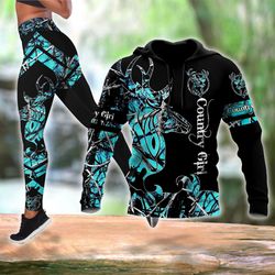Deer Hunting Combo Shirt And Legging Outfit For Women Lam