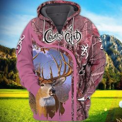 Deer Hunting Country Girl For Men And Women Give 3D Hoodie Zip Hoodie Y97