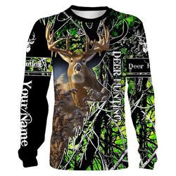 Deer hunting Custom Name 3D All over print Shirts &8211 Personalized hunting gift &8211 FSD189