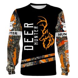 Deer Hunting Custom Name 3D printing Hoodie, Zip up hoodie, Long sleeves, T-shirt &8211 FSD89
