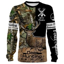 Deer Hunting Custom Name All Over Print Shirts &8211 Personalized Gift &8211 Fsd11