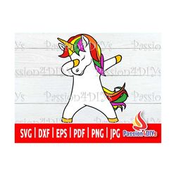 Unicorn SVG Dabbing SVG files Dabbing Unicorn dab Cutting file Birthday Unicorn Cricut - Silhouette Cut File PNG Flossin