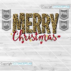 Christmas Leopard svg | Merry Christmas Sign svg | Christmas Signs svg | Christmas Shirt svg | Christmas Clipart | Chris