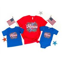 Merica Shirt, Stars and Stripes Shirt, Freedom, God Bless USA, 4th of July Shirt, Stars Peace and Stripes Retro, America