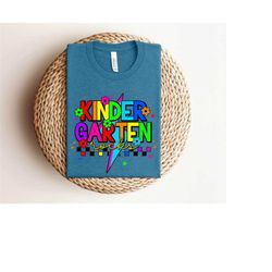 Kindergarten Shirt, Colorful Kindergarten Rock Shirt,  Shirt for New Semester, Shirt for New Students, First Day of Scho