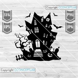 Halloween Creepy House || Svg File || Halloween Svg || halloween Shirt || Creepy svg || Halloween Svg Files || Trick or