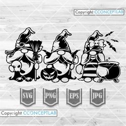 Halloween Gnomes Clipart | Halloween Gnomes svg | Gnomes svg | Halloween Gnomes Cutfile | Halloween svg | Halloween Clip