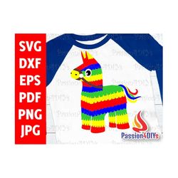Pinata svg Cinco de Mayo svg Fiesta svg Mexican svg, Design ready to cut for Silhouette Cameo or Cricut, Png, Jpg, Dxf,