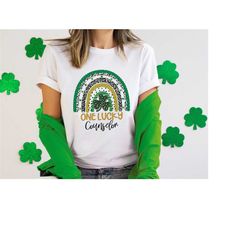 One Lucky Counselor Rainbow Shirt, St St. Patricks Day Counselor shirt, Irish Counselor shirt, Lucky Green Shamrock Coun