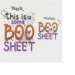 This is Some Boo Sheet PNG, Trendy Funny Halloween Design, Ghost Halloween Boo Trendy png, Design Instant Download Digit