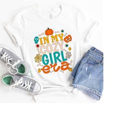 In My Cozy Girl Era Png, Fall PNG, Fall Shirt Design, Sublimation File, Halloween Pumpkin Png, Halloween Png