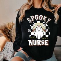 Spooky Nurse Png, Spooky Nurse png, Funny Halloween png, Spooky Vibes png, Gifts for Nurse png, Sublimation Design