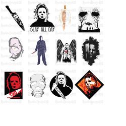 Michael Myers SVG Cut File Bundle, Horror Svg, Halloween, Cricut File, Digital Download, Instant Download, Printable Art
