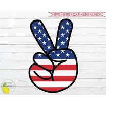 4th of July svg, Summer svg Peace svg Amercian Flag svg USA svg Merica svg files for Cricut Downloads Silhouette Clip Ar