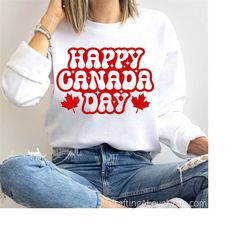 Happy Canada Day SVG, Canada Day PNG, Canadian svg, Eh svg, Canada png, Retro Canada, Maple Leaf svg png, Canada Strong,