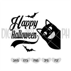 Black Cat svg, Happy Halloween svg, Halloween Cat Svg, spooky season png, Halloween Cat png, Halloween svg, halloween pn