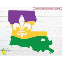 Mardi Gras SVG, Louisiana Fleur De Lis svg  Fat Tuesday Flag Saints New Orleans svg Files for Cricut Downloads Silhouett