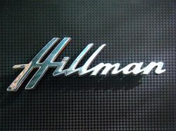 Hillman Car Side Emblem in Metal