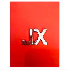 JX Emblem For Nissan Sunny Chrome