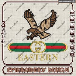 NCAA Eastern Washington Eagles Gucci Emb Files, NCAA Teams Embroidery Design, NCAA Eastern Washington Machine Embroidery