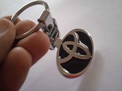 Medal Key chain In Metal Toyota Corolla Car Logo