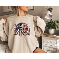 Vintage american baseball usa flag sweatshirt,baseball mom sweatshirt,baseball dad sweatshirt,game day shirt,baseball se
