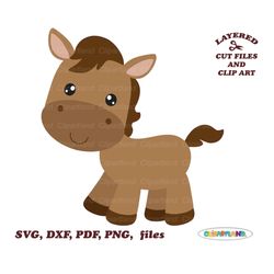 INSTANT Download. Cute little horse svg cut file and clip art file. Commercial license is included! H_2.