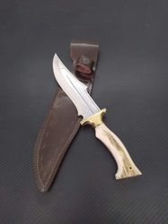 stainless-steel-knife "hunting-knife-with sheath fixed-blade-camping-knife, bowie-knife, handmade-knives, gifts-for-men.