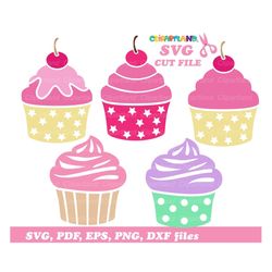 INSTANT Download. Cupcake cut file svg. Ccu_1. Personal and commercial use.
