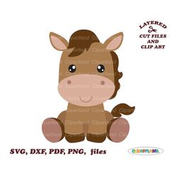 INSTANT Download. Cute sitting horse svg cut file and clip art. Commercial license is included up to 500 uses! H_1.