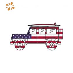 America jeep car svg, independence day svg, 4th of july svg, jeep svg, car svg, patriotic svg, america flag, independenc
