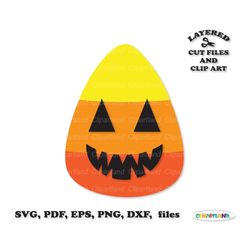 INSTANT Download. Halloween candy corn svg cut files and clip art. Personal and commercial use. C_1.