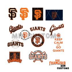 San Francisco Giants Logo Team Svg Bundle Cricut File