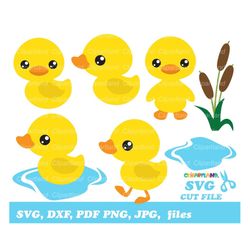 INSTANT Download. Personal and Commercial use is included! Little duckling cut file and clip art. D_1.