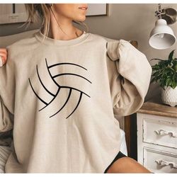 volleyball sweatshirt, women's volleyball sweatshirt , beach volleyball clothing, gift for volleyball player, volleyball