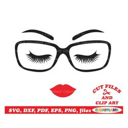 INSTANT Download. Commercial license is included! Woman face cut files and clip art. F_8.
